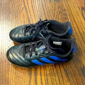 adidas Youth Goletto VIII Soccer Cleats - Color: Blue/Black - Size: 13